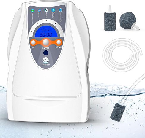 VTAR Ozone Machine, 500mg/h Multipurpose Ozone Machine Purify Air,Water,Fruits,Vegetables,Toothbrushes,Aquarium.Fruit Cleaner Device in Water in Kuwait