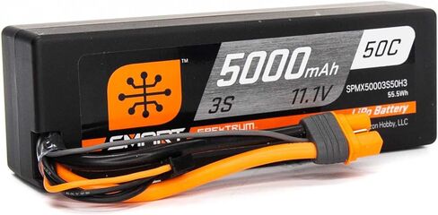 حزمة سطح Powerstage الذكية من Spektrum: بطارية LiPo بقدرة 5000 مللي أمبير في الساعة 3S 50C (IC3) / شاحن S100 بقدرة 100 واط، SPMX-1033 in Saudi Arabia