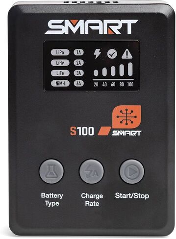حزمة سطح Powerstage الذكية من Spektrum: بطارية LiPo بقدرة 5000 مللي أمبير في الساعة 3S 50C (IC3) / شاحن S100 بقدرة 100 واط، SPMX-1033 in Saudi Arabia
