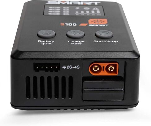 حزمة سطح Powerstage الذكية من Spektrum: بطارية LiPo بقدرة 5000 مللي أمبير في الساعة 3S 50C (IC3) / شاحن S100 بقدرة 100 واط، SPMX-1033 in Saudi Arabia