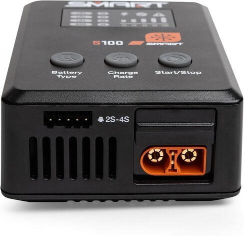 حزمة سطح Powerstage الذكية من Spektrum: بطارية LiPo بقدرة 5000 مللي أمبير في الساعة 3S 50C (IC3) / شاحن S100 بقدرة 100 واط، SPMX-1033 in Saudi Arabia