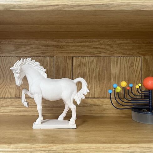تمثال حصان من البورسلين الأبيض قابل للطلاء، منحوتة سيراميك غير مصقولة للرسم، سيراميك جاهز للطلاء، طلاء حصانك الخاص، منحوتة زخرفية مصنوعة يدويًا، قطعة فنية لديكور المنزل والمكتب in Kuwait