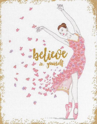 Dimensions Dream Dancer Counted Cross-Stitch Kit in Saudi Arabia