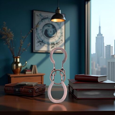 ألغاز تحفيز الدماغ على شكل حلقة - لعبة ألغاز معدنية على شكل حدوة حصان، فتح صندوق ألغاز متشابك، اختبار منطق الذكاء الذهني، ألعاب فك التشابك للبالغين من اللوازم المكتبية in Kuwait