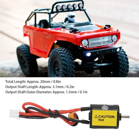 030 88T Bushed Motor, RC Motor, High Torque, Low Noise, Replacement for SCX24 AXI90081, AXI00002, AXI00001, AXI00004 1/24 RC Crawler in Saudi Arabia