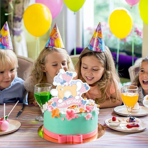 1pcs Cinna-morolls Birthday Cake Topper,Cute Anime Party Supplies for Pick Fabulous Adorable Pink Blue Cake Topper Baby Shower Kawaii Party cake Decoration (16) in Kuwait