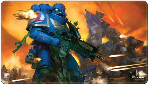 بساط اللعب Adeptus Astartes Space Marines - حافة مخيطة لـ Warhammer 40,000 من Ultra PRO in Kuwait