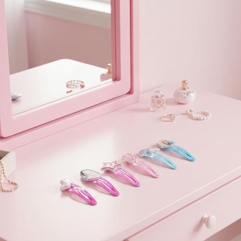 Barbie Hair Accessories Set for Girls, Hair Clips, Bows, Scrunchies, Hair Ties Set, Great for Birthday and Holiday Gifts, Party Favors, Sleepovers, Spa Days, & Makeovers, by Townley Girl in Saudi Arabia