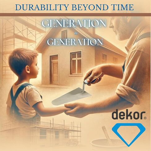 مجموعة سكاكين المعجون البلاستيكية من DEKOR - 4 قطع - مجموعة أدوات مكشطة الطلاء - سكين الحوائط الجافة المتينة - أداة مكشطة بلاستيكية مرنة - أداة تقشير الطلاء سهلة التنظيف للاستخدام الشخصي والاحترافي - صنع في أوروبا in Kuwait