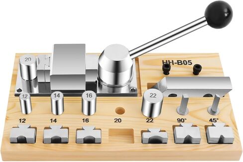 أداة ثني الحلقات المحمولة من FLYHERO، آلة ثني حلقات المجوهرات متعددة الوظائف، مجموعة أدوات صنع المجوهرات وأدوات إصلاح الحلقات المعدنية DIY (فضي + لون خشبي) in Kuwait