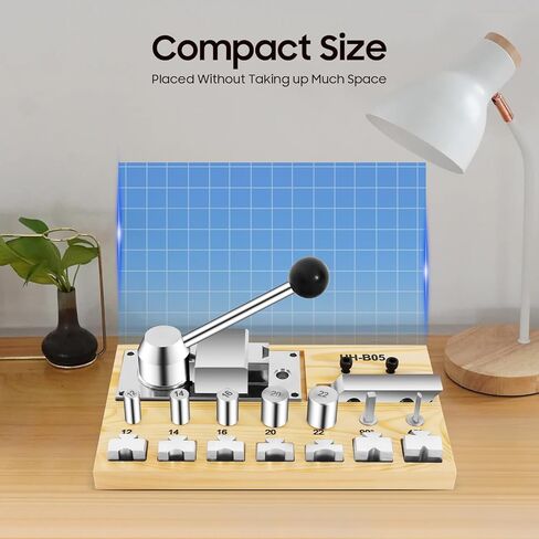 أداة ثني الحلقات المحمولة من FLYHERO، آلة ثني حلقات المجوهرات متعددة الوظائف، مجموعة أدوات صنع المجوهرات وأدوات إصلاح الحلقات المعدنية DIY (فضي + لون خشبي) in Kuwait