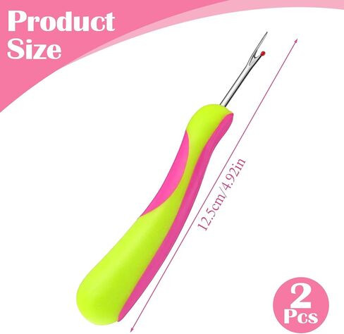 2 PCS Seam Ripper Thread Remover Seam Remover Tool Seam-Rippers for Sewing Embroidery Stitch Remover-Tool Thread Cutter Picker Tool for Sewing Crafting Knitting in Saudi Arabia
