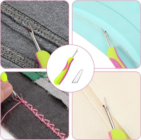 2 PCS Seam Ripper Thread Remover Seam Remover Tool Seam-Rippers for Sewing Embroidery Stitch Remover-Tool Thread Cutter Picker Tool for Sewing Crafting Knitting in Saudi Arabia