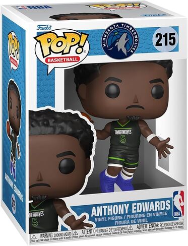 فانكو بوب! NBA: Minnesota Timberwolves - Anthony Edwards - NBA Players - شخصية فينيل قابلة للتجميع - فكرة هدية - بضائع رسمية - ألعاب للأطفال والكبار - عشاق الرياضة - لهواة الجمع والعرض in Kuwait