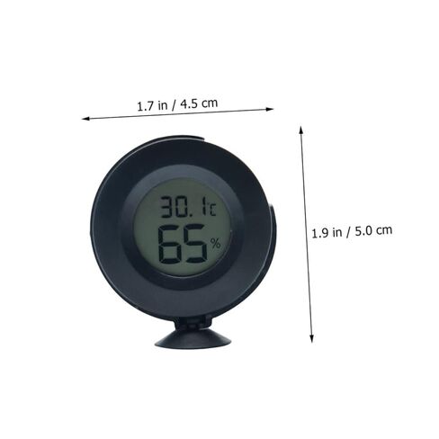Reptile Hygrometer and Thermometer for Terrarium Digital LCD Temperature and Humidity Meter Accurate Readings for Snakes Lizards and Turtles in Saudi Arabia