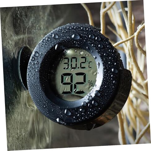 Reptile Hygrometer and Thermometer for Terrarium Digital LCD Temperature and Humidity Meter Accurate Readings for Snakes Lizards and Turtles in Saudi Arabia