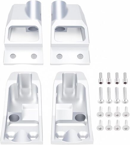 4Pcs Aluminum Shock Absorber Mount Tower for 1/10 RC Crawler Vanquish VS4-10 Phoenix Chassis DIY Upgrade Parts (Silver) in Saudi Arabia