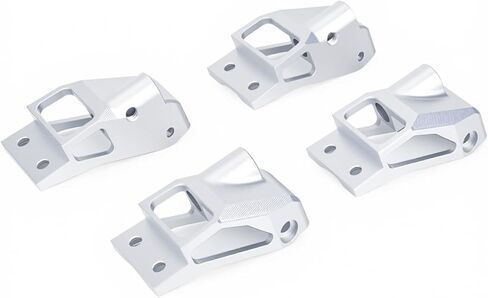 4Pcs Aluminum Shock Absorber Mount Tower for 1/10 RC Crawler Vanquish VS4-10 Phoenix Chassis DIY Upgrade Parts (Silver) in Saudi Arabia