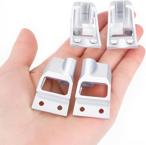 4Pcs Aluminum Shock Absorber Mount Tower for 1/10 RC Crawler Vanquish VS4-10 Phoenix Chassis DIY Upgrade Parts (Silver) in Saudi Arabia