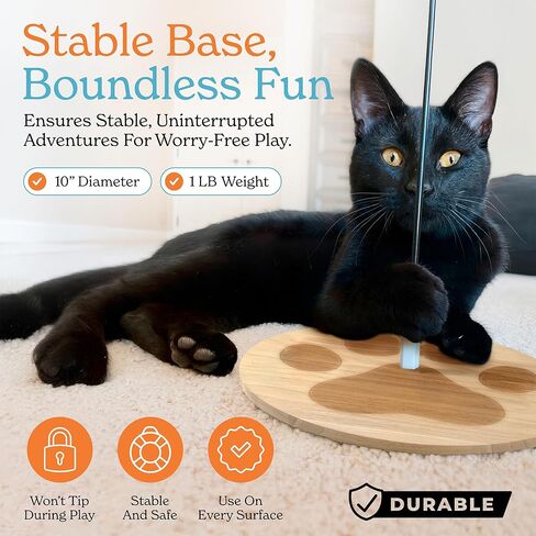 2 لعبة للقطط + 9 طُعم ريش | ألعاب تفاعلية للقطط للقطط الداخلية | ألعاب القطط التفاعلية | إثراء للقطط البالغة في الأماكن المغلقة القطط القطط شفط كأس جوجوتيس بارا جاتوس دعابة ريشة عصا in Kuwait