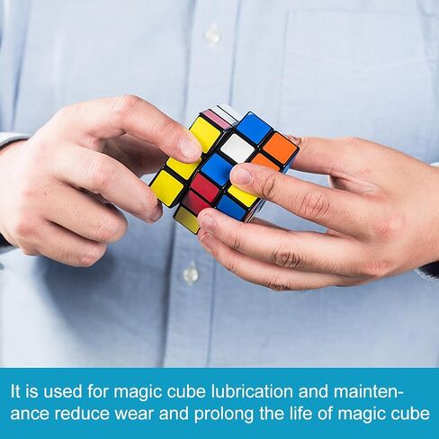 Speed Cube Lube,3ml Silicone Oil Lube for Magic-Cubes,Lubrication for Maintenance Speed-Cubes,for Improve Magic Cubing Speed,Lubricating Oil Magic Cube Accessories,1Pc in Kuwait