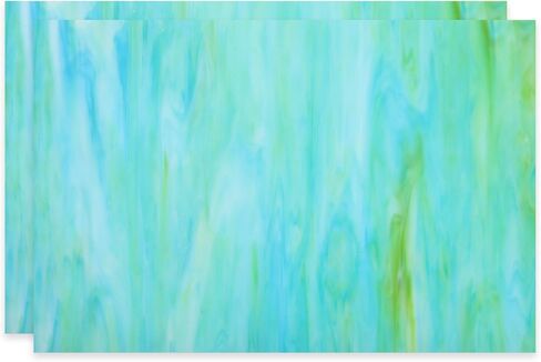 PATIKIL 8 x 12 Inch Transparent Stained Glass Sheets, 2 Sheets Mosaic Glass Variety Pack Tiles for Art Supplies Crafts Projects, Apricot in Saudi Arabia