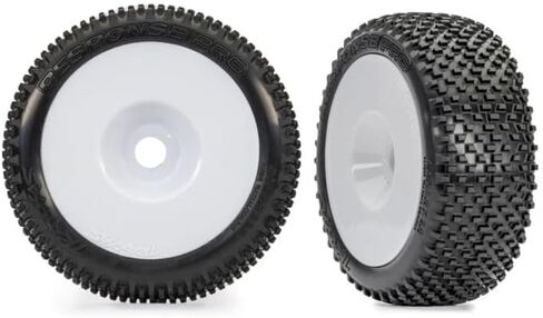 Traxxas 9074-WHT - إطارات Jato 4X4 Response Pro منخفضة الشكل مُلصقة مسبقًا، أبيض (2) in Kuwait