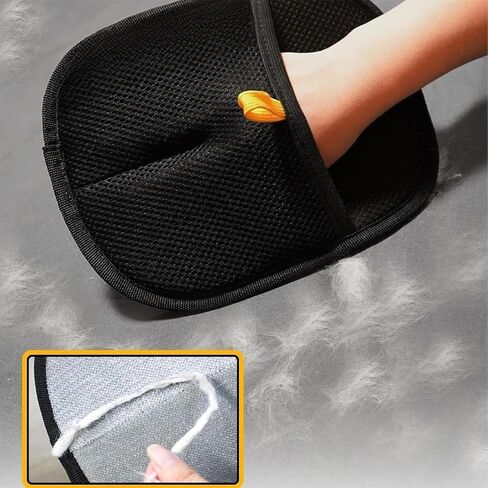 Electrostatic Pet Hair Removal Gloves, Reusable Cat & Dog Hair Remover, Cat Removal Tool Grooming Gloves in Saudi Arabia