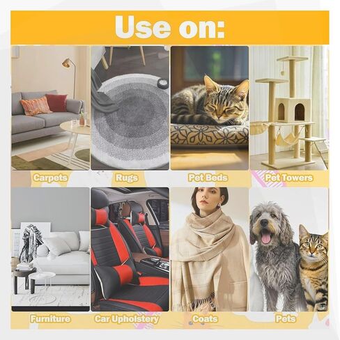 Electrostatic Pet Hair Removal Gloves, Reusable Cat & Dog Hair Remover, Cat Removal Tool Grooming Gloves in Saudi Arabia