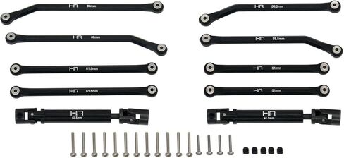 Hot Racing SXTF133LC Aluminum 8 Link Drive Set for (155mm LCG) Scx 24 in Kuwait