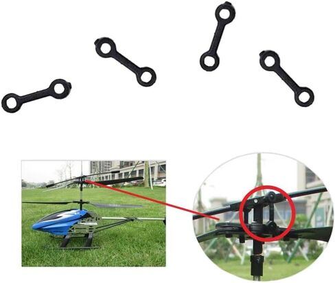 4PCS RC Airplane Connect Buckle for RC Plane Helicopter DIY Model Aircraft Propeller Fixed Parts (2mm Hole 13.5mm Length) in Saudi Arabia