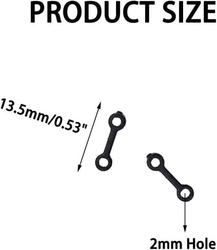 4PCS RC Airplane Connect Buckle for RC Plane Helicopter DIY Model Aircraft Propeller Fixed Parts (2mm Hole 13.5mm Length) in Saudi Arabia