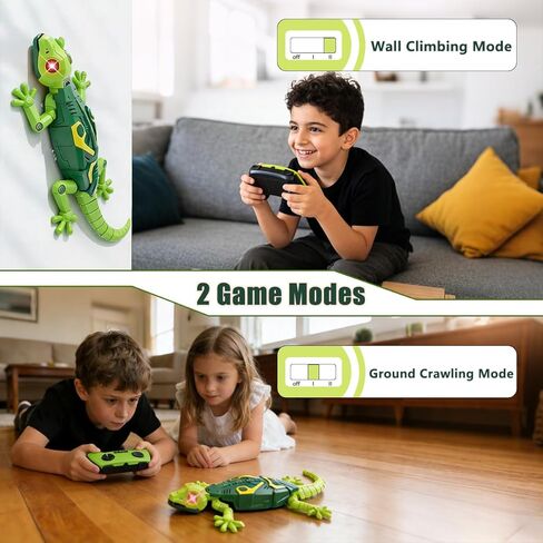 BEEBOY Wall Climbing Gecko,Remote Control Robot Toys for Boys Girls,Wall Crawler Lizard Toy,Wall Climbing Car Toys,Birthday Gifts for 3 4 5 6 7 8 9 10+ Year Old Boys Girls in Saudi Arabia