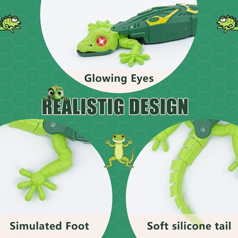 BEEBOY Wall Climbing Gecko,Remote Control Robot Toys for Boys Girls,Wall Crawler Lizard Toy,Wall Climbing Car Toys,Birthday Gifts for 3 4 5 6 7 8 9 10+ Year Old Boys Girls in Saudi Arabia