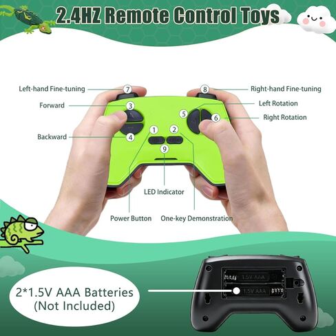 BEEBOY Wall Climbing Gecko,Remote Control Robot Toys for Boys Girls,Wall Crawler Lizard Toy,Wall Climbing Car Toys,Birthday Gifts for 3 4 5 6 7 8 9 10+ Year Old Boys Girls in Saudi Arabia