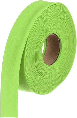 Generic 1 Inch Double Fold Bias Tape Polyester Continuous Bulk Bias Tape for Sewing,Seaming Quilting Hemming Binding Crafts (Fruit Green 10 Yards) in Saudi Arabia