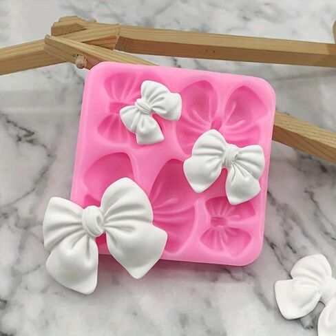 Charming Bow Silicone Mold - for Candle, Aromatherapy, Handmade Soap, Clay & Plaster Making in Saudi Arabia