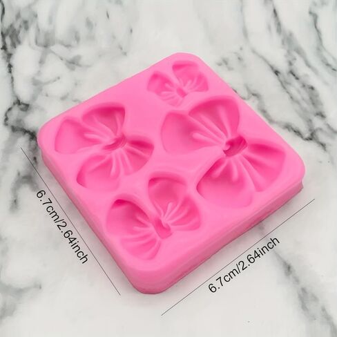 Charming Bow Silicone Mold - for Candle, Aromatherapy, Handmade Soap, Clay & Plaster Making in Saudi Arabia