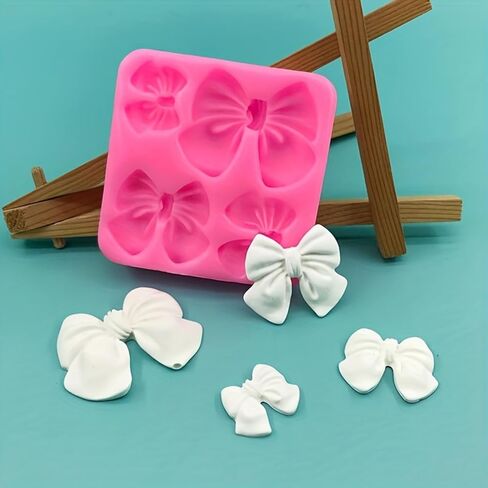 Charming Bow Silicone Mold - for Candle, Aromatherapy, Handmade Soap, Clay & Plaster Making in Saudi Arabia