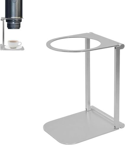 Zayin Travel Coffee Maker Stand, Portable & Foldable Espresso Machine Stand, Office coffee stand with base, Suitable for Office Home and Camping, Black in Kuwait