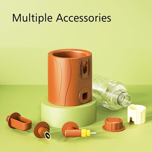 Small Animal Feeder Set for Cage, Hanging Food Bowl and Water Dispenser with 3 Different Nozzles for Puppy Kitten Rabbit Bird Guinea Pigs Chinchilla Ferret Hedgehog Pet in Saudi Arabia