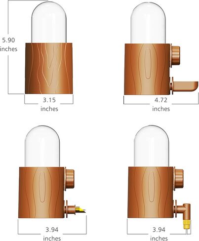 Small Animal Feeder Set for Cage, Hanging Food Bowl and Water Dispenser with 3 Different Nozzles for Puppy Kitten Rabbit Bird Guinea Pigs Chinchilla Ferret Hedgehog Pet in Saudi Arabia