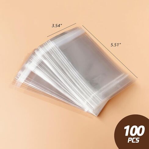 100 قطعة بطاقات عرض مشبك شعر مع 100 قطعة أكياس شفافة ورق مقوى مشابك شعر دبوس الشعر حامل بطاقة لتنظيم المجوهرات in Saudi Arabia