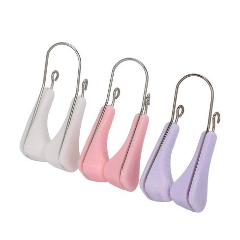 TARSHYRY Silicone nose clips, nose bridge shaping beauty with soft silicone and steel wire, for home gym office, 3pcs pink purple white in Saudi Arabia
