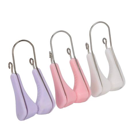 TARSHYRY Silicone nose clips, nose bridge shaping beauty with soft silicone and steel wire, for home gym office, 3pcs pink purple white in Saudi Arabia