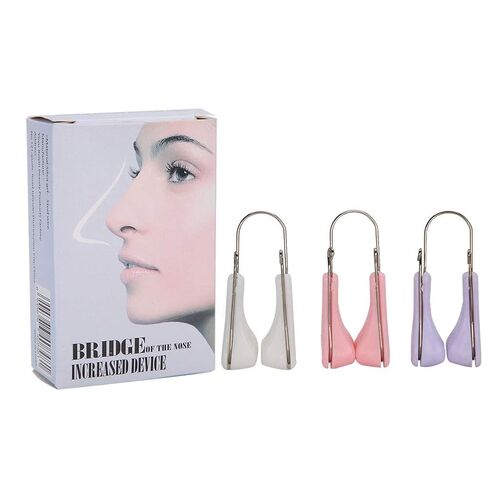 TARSHYRY Silicone nose clips, nose bridge shaping beauty with soft silicone and steel wire, for home gym office, 3pcs pink purple white in Saudi Arabia