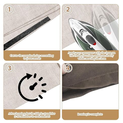 شريط حاشية بطول 280 ياردة للسراويل، 4 لفات حديد على شريط حاشية 3/4 بوصة شريط قماشي لاصق لحرف ستائر الملابس (أسود + أبيض) in Kuwait