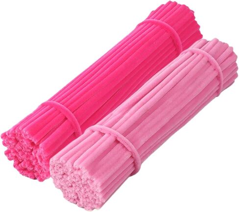 200 Pcs 2 Yellow Colors Pipe Cleaners for Crafts, Thick Fluffy Chenille Stems for DIY Flowers, Animals, and Decorations, Art Supplies Kit for Kids and Adults (12 inch x 0.24 inch) in Saudi Arabia