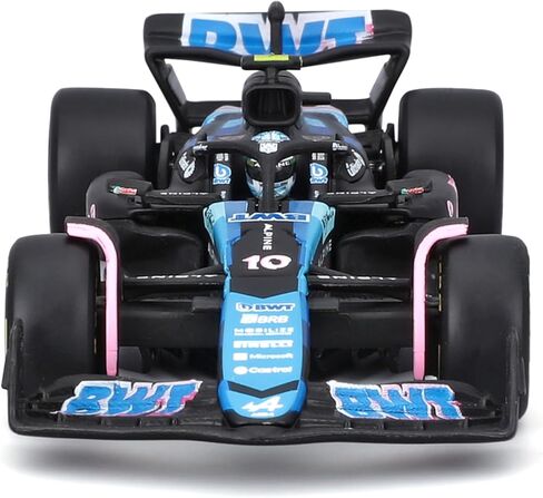 Bburago 1:43 2024 Race BWT Alpine F1 Team A524 مع خوذة جاسلي #10 in Saudi Arabia