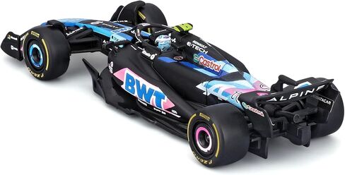 Bburago 1:43 2024 Race BWT Alpine F1 Team A524 مع خوذة جاسلي #10 in Saudi Arabia